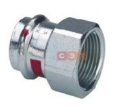 Муфта с ВР  42 х 1 1/2" оцинкованная сталь (Prestabo) серия 1112